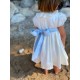 Diana Special Occasion Dress with Forget Me Not Hand Smocking Diana Special Occasion Dress with Forget Me Not Hand Smocking