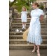 Katherine Johnson Dress Antoinette Stripe with Hint of Mischief Hand Smocking