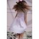 Katherine Johnson Dress Pink Grid Cotton with Strawberrylicious Hand Smocking