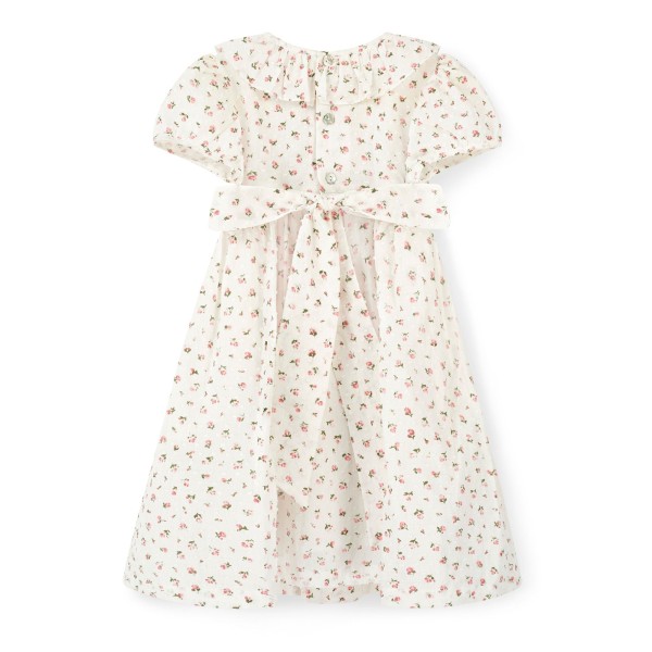 Katherine Johnson Dress Rosebud Plumetti with Vintage Rose Hand Smocking Katherine Johnson Dress Rosebud Plumetti with Vintage Rose Hand Smocking