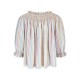 Cleopatra Blouse Pastel Rainbow with Lucky Charm Hand Smocking Edition 41