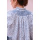 Scholl Blouse Seurat Splat with Sapphire Hand Smocking Edition 64 Scholl Blouse Seurat Splat with Sapphire Hand Smocking Edition 64