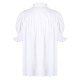 Scholl Women's Summer Blouse White with Ivory Hand Smocking Edition 9